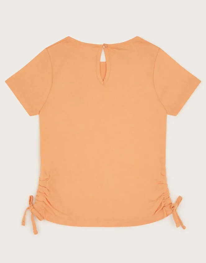 Children Crochet Pocket Top Orange Monsoon Tops and TShirts