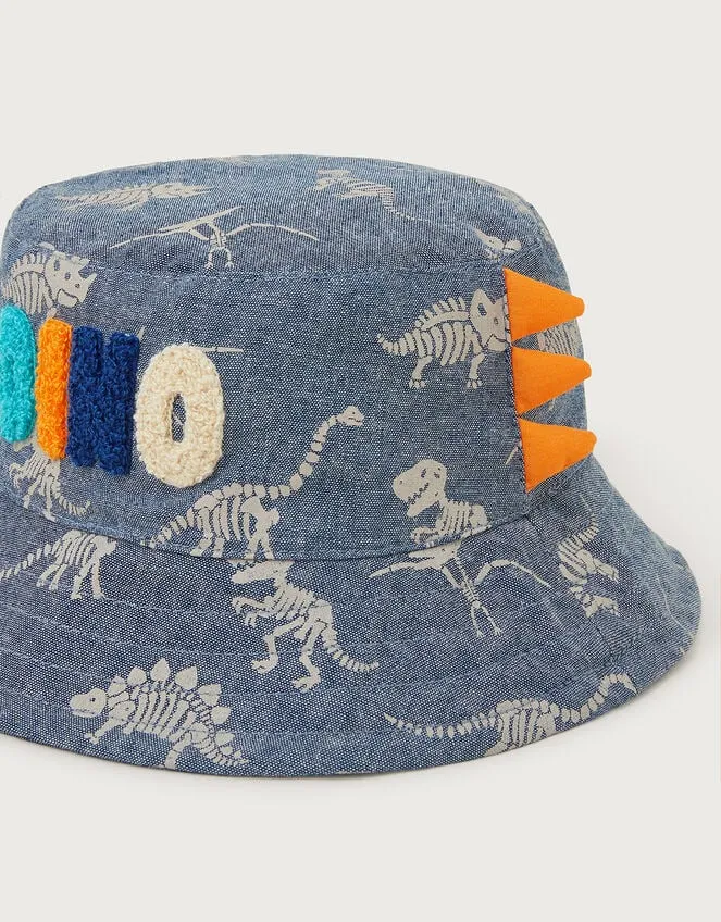 Children Dinosaur Spike Bucket Hat Multi Monsoon Hats and Sunglasses