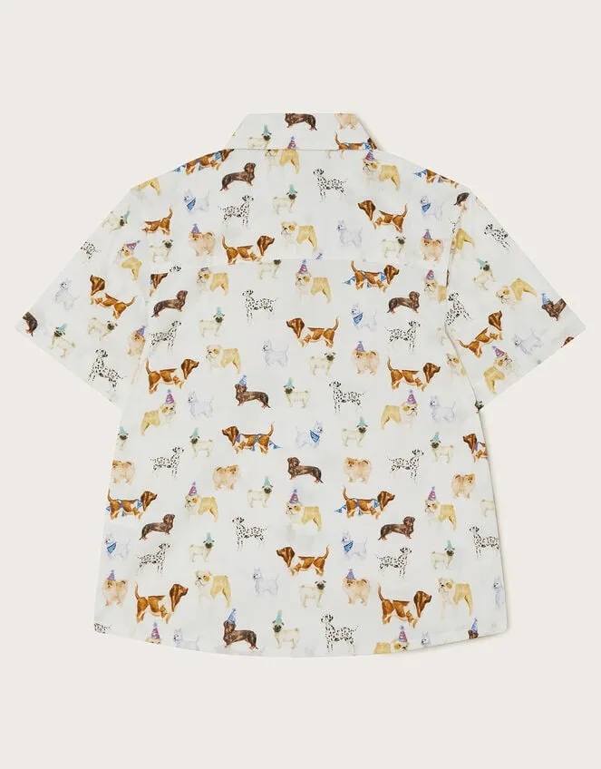 Children Dog Shirt Ivory Monsoon Tops and TShirts