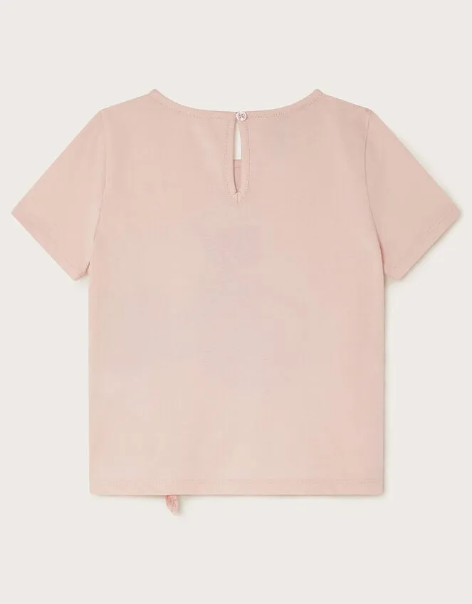 Children Floral Bike TShirt Pink Monsoon Tops and TShirts