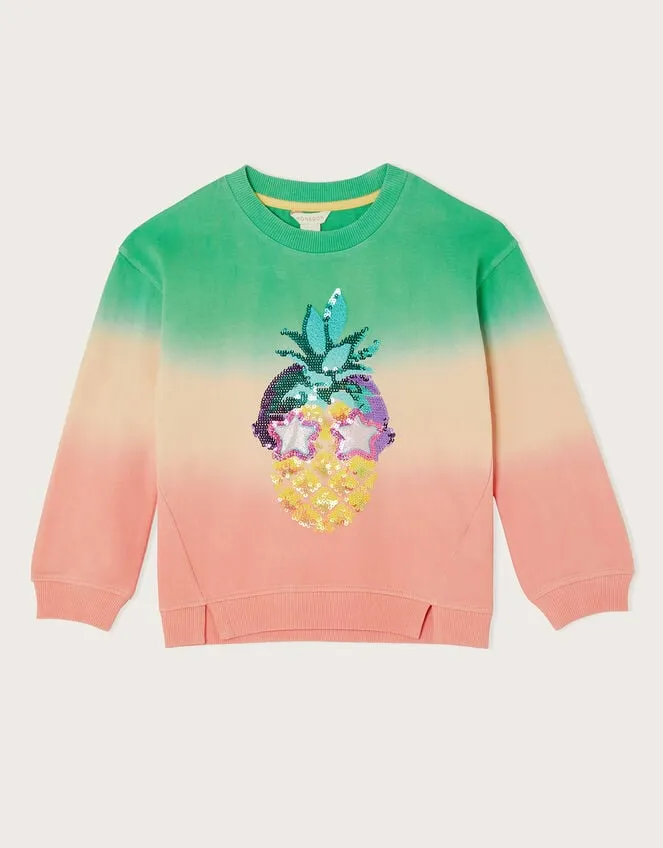 Children Fun Pineapple Sweat Top Green Monsoon Tops and TShirts