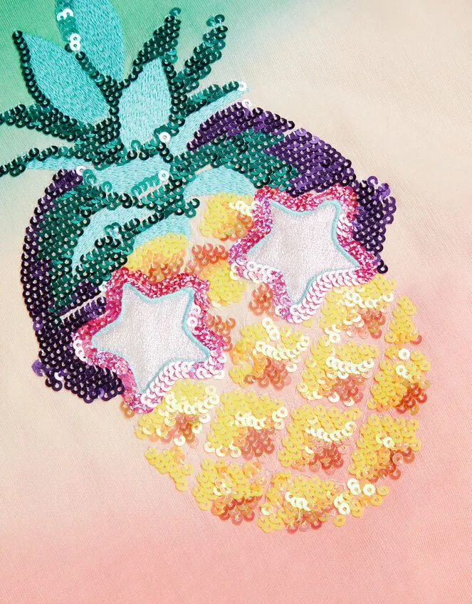 Children Fun Pineapple Sweat Top Green Monsoon Tops and TShirts