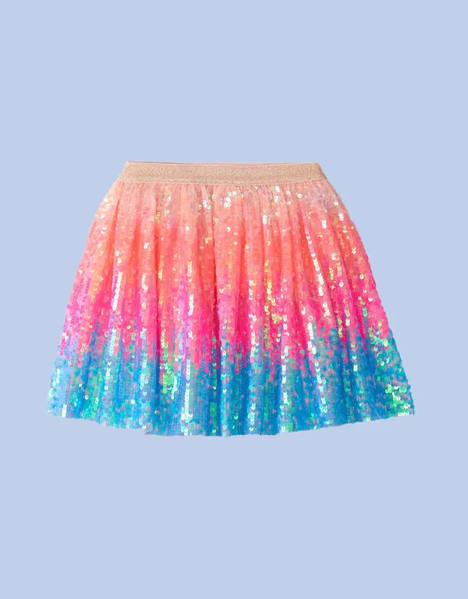 Children Hatley Sequin Skirt Pink Monsoon Skirts