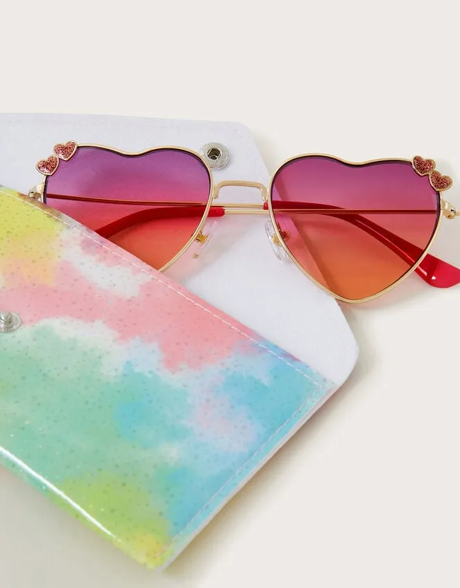 Children Heart Ombre Sunglasses Monsoon Hats and Sunglasses