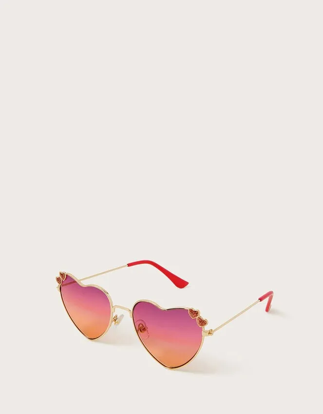 Children Heart Ombre Sunglasses Monsoon Hats and Sunglasses