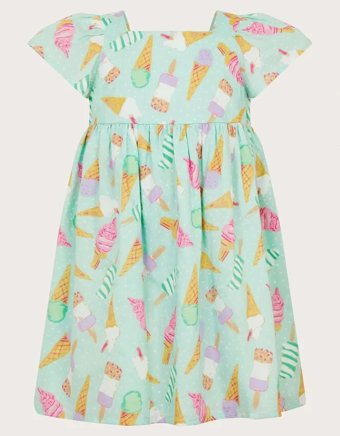 Children Ice Cream Dress Blue Monsoon Dresses