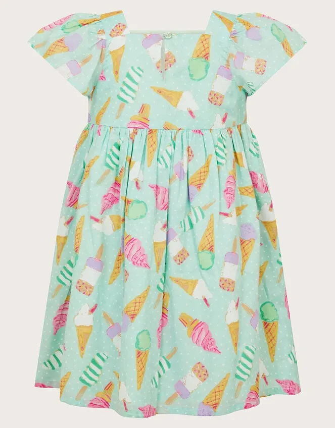 Children Ice Cream Dress Blue Monsoon Dresses