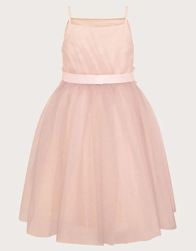 Children Land Of Wonder Francesca Glitter Dress Grey Monsoon Dresses
