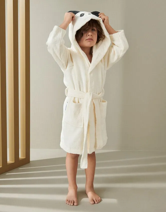 Children Liewood Lily Panda Bathrobe Cream Monsoon Boys039 Accessories