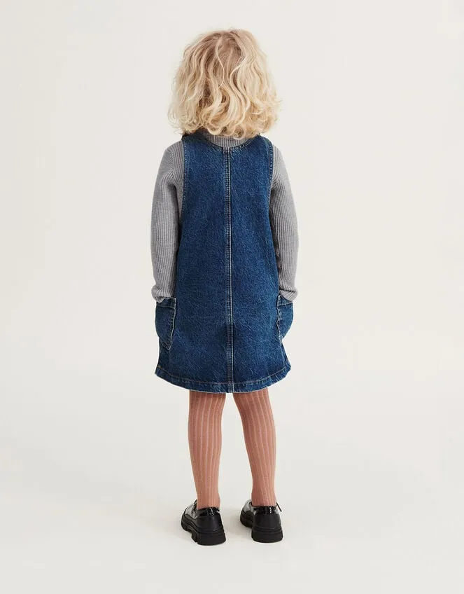 Children Liewood Maddie Denim Dress Blue Monsoon Dresses
