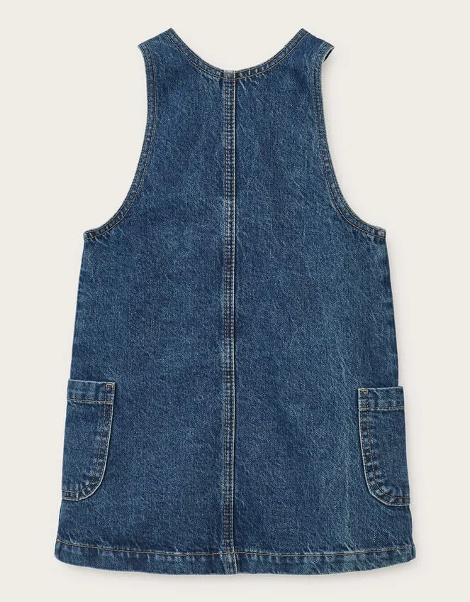 Children Liewood Maddie Denim Dress Blue Monsoon Dresses