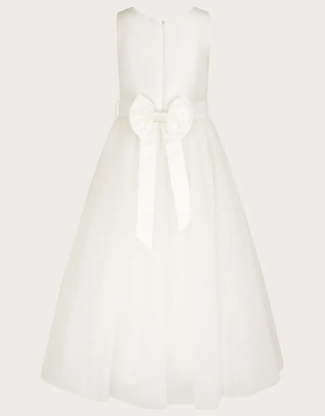 Children Odette Alice Tulle Maxi Dress Ivory Monsoon Dresses