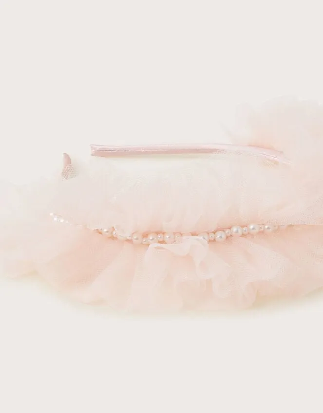 Children Pearly Ruffle Headband Monsoon Girls039 Hair Accessories