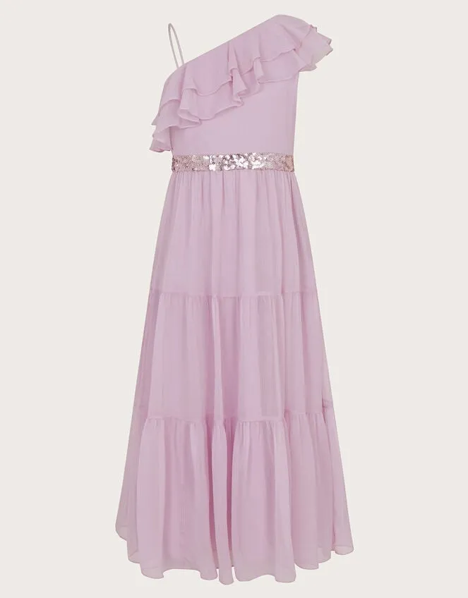 Children Ruby Ruffle Prom Dress Purple Monsoon Dresses