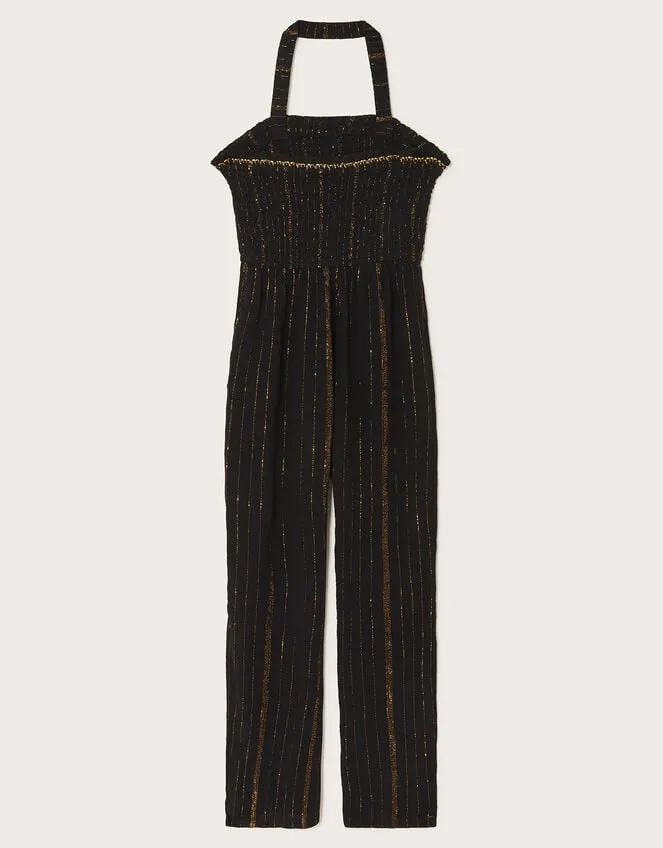 Children Sparkle Jumpsuit Black Monsoon Beachwear and Swimwear