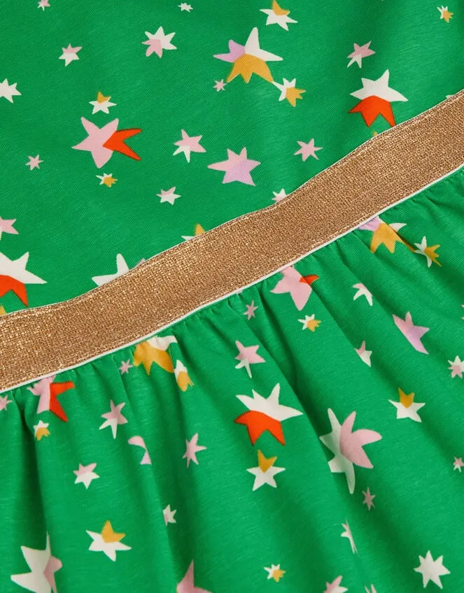Children Stacey Star Dress Green Monsoon Casualwear Collection