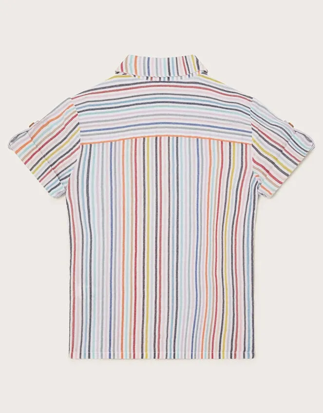 Children Stripe Shirt Multi Monsoon Tops and TShirts