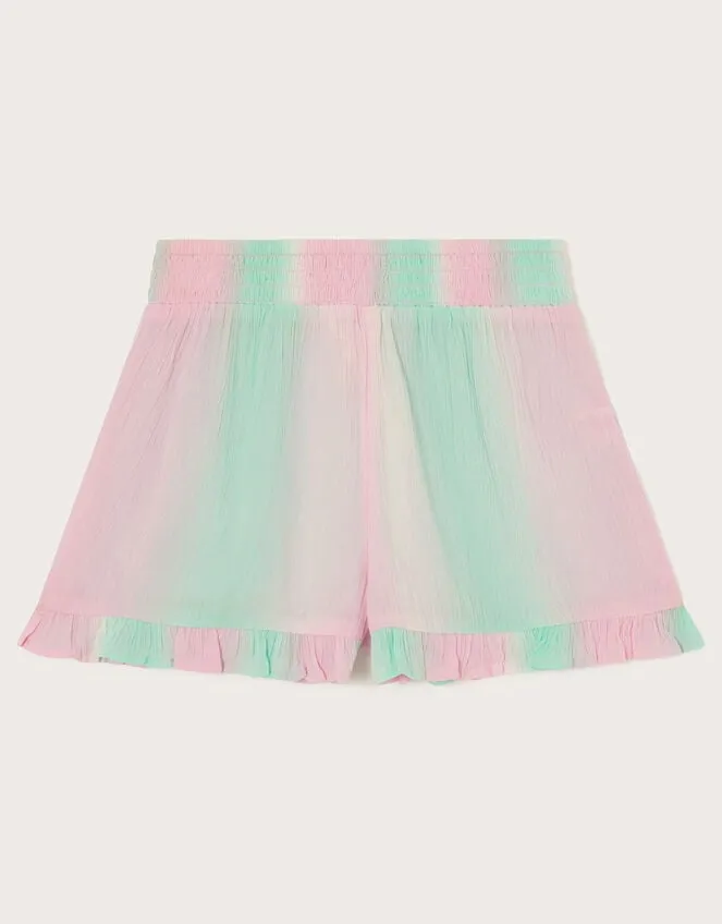 Children Tie Dye Shorts Purple Monsoon Beachwear and Swimwear