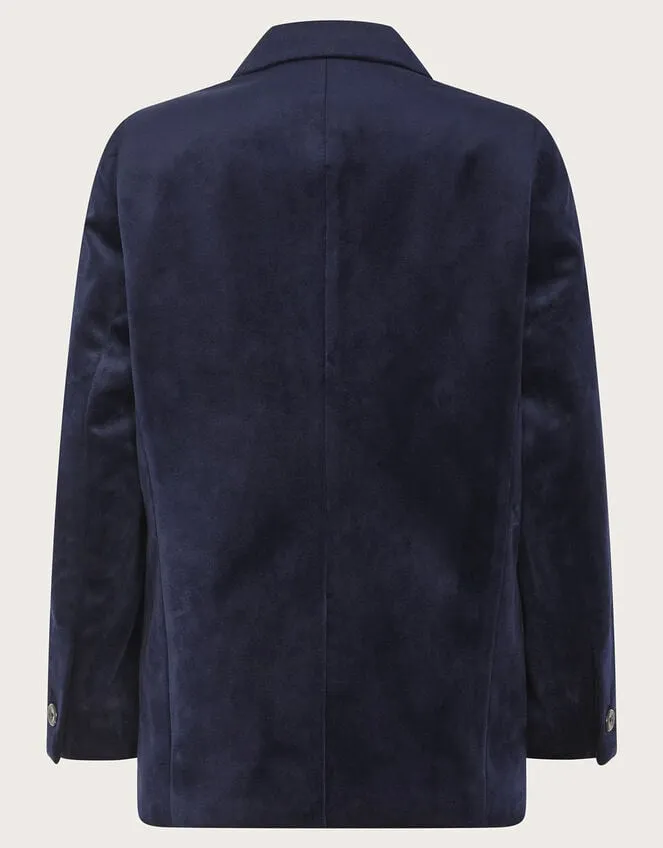 Children Velvet Blazer Blue Monsoon Suits and Sets