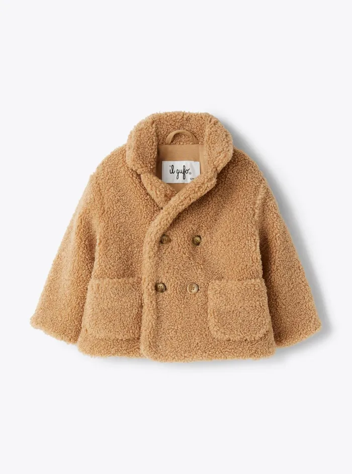 Coats And Jackets Baby 036 Il Gufo Curly Fleece Jacket