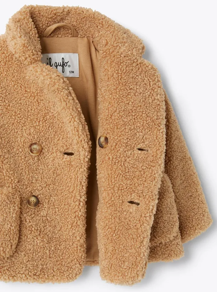 Coats And Jackets Baby 036 Il Gufo Curly Fleece Jacket