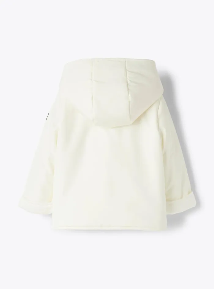 Coats And Jackets Baby 036 Il Gufo Microfiber Doublebreasted Jacket