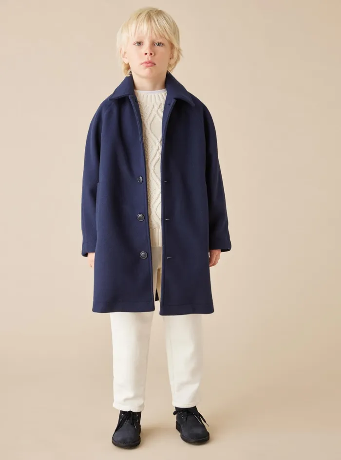 Coats And Jackets Boy 216 Il Gufo Technowool Coat