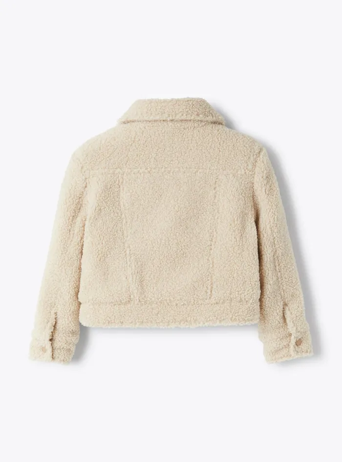 Coats And Jackets Girl 216 Il Gufo Boxy Curly Jacket