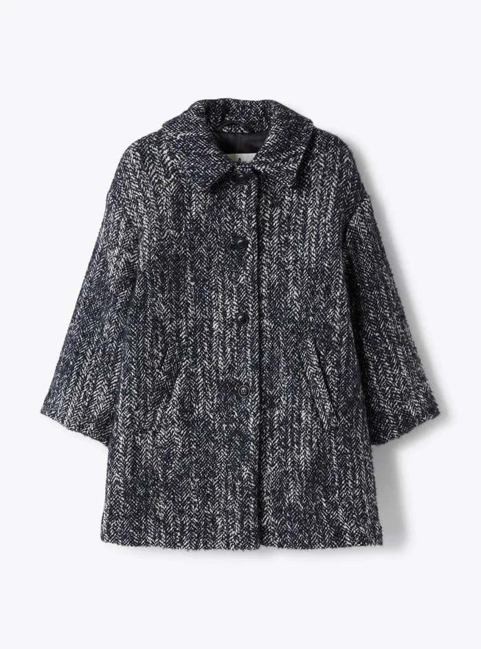 Coats And Jackets Girl 216 Il Gufo Tweed Coat