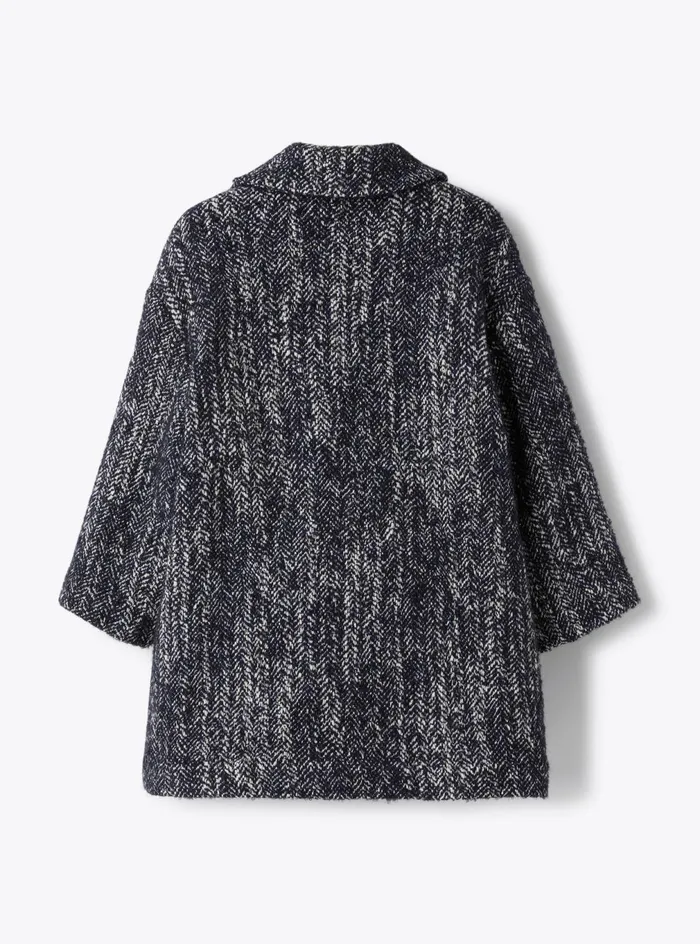 Coats And Jackets Girl 216 Il Gufo Tweed Coat