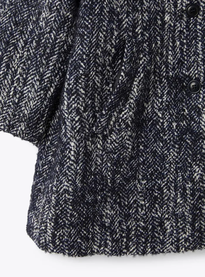 Coats And Jackets Girl 216 Il Gufo Tweed Coat