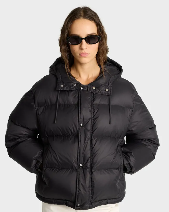 Coats Women Sporty and Rich Running Woman Puffer Jacket 8211 Black