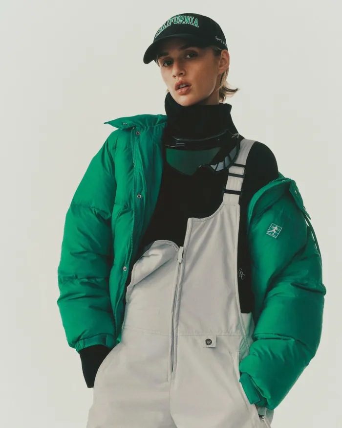 Coats Women Sporty and Rich Running Woman Puffer Jacket 8211 Spring Green