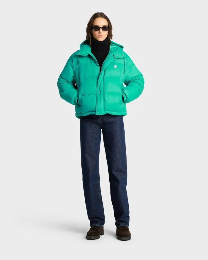 Coats Women Sporty and Rich Running Woman Puffer Jacket 8211 Spring Green