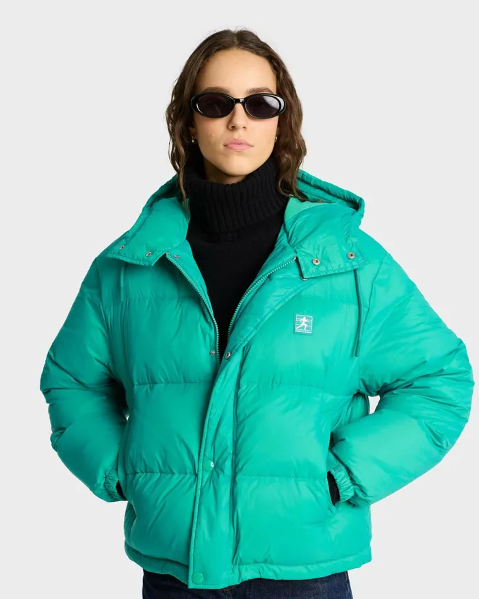Coats Women Sporty and Rich Running Woman Puffer Jacket 8211 Spring Green