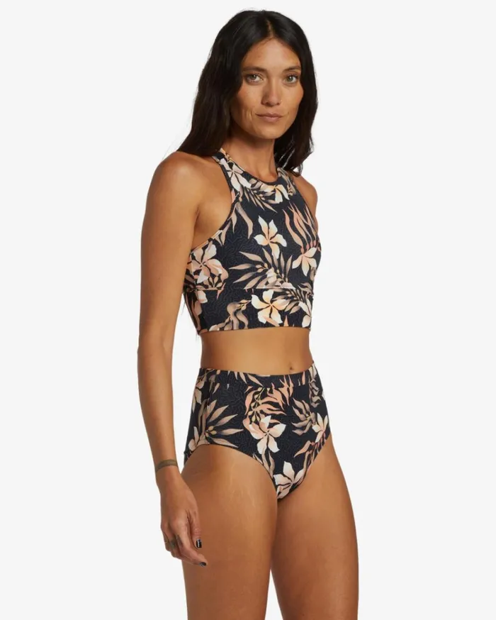 Coral Gardeners Long Tank Bikini Top Multi Women Billabong Bikinis