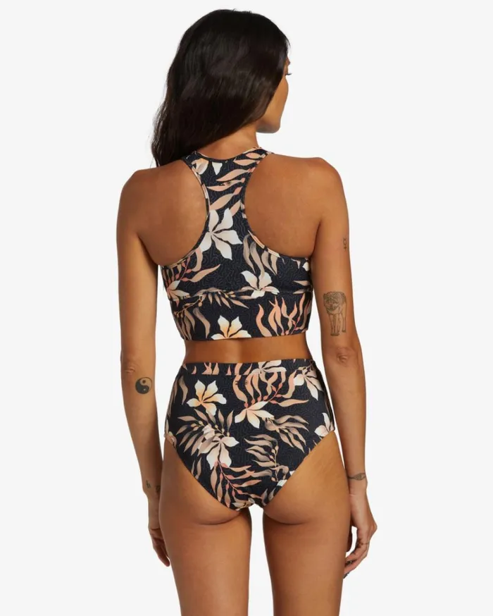 Coral Gardeners Long Tank Bikini Top Multi Women Billabong Bikinis