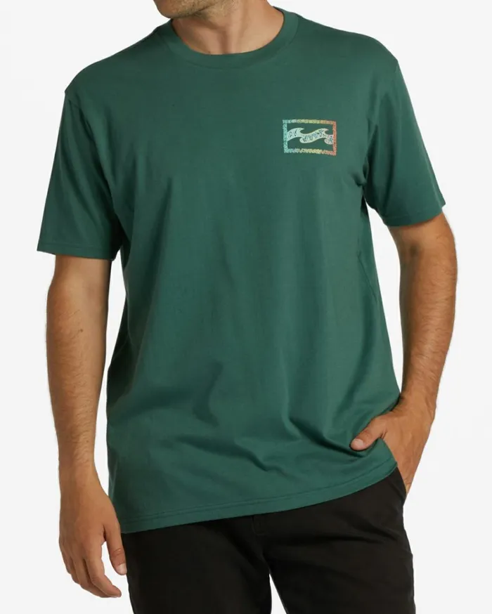 Crayon Wave TShirt Cypress Men Billabong TShirts