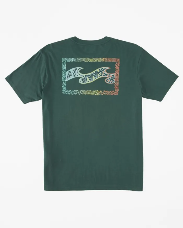 Crayon Wave TShirt Cypress Men Billabong TShirts