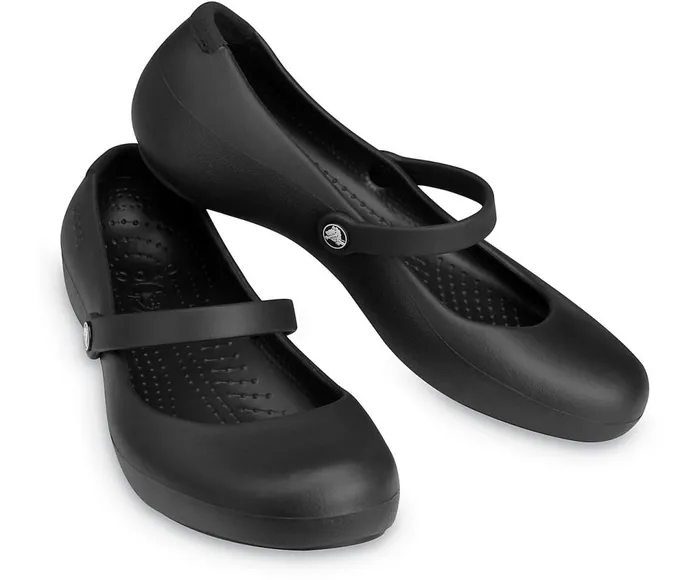 Crocs Alice Work Flat Black Womens Flats