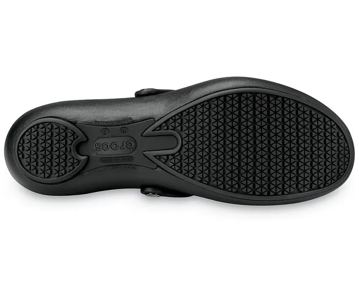Crocs Alice Work Flat Black Womens Flats