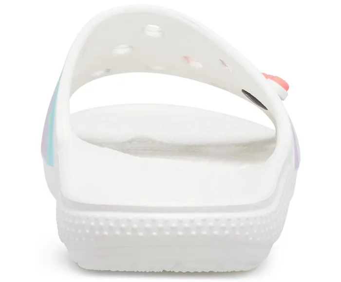 Crocs Classic Crocs TieDye Graphic Slide Fresco Multi WomensMens Sandals