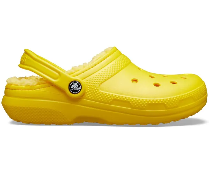 Crocs Classic Lined Clog Lemon Lemon WomensMens Clogs
