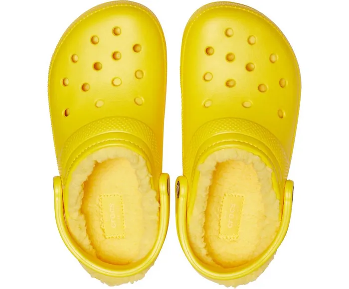 Crocs Classic Lined Clog Lemon Lemon WomensMens Clogs