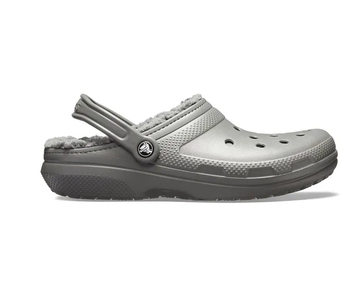 Crocs Classic Lined Clog Slate GreySmoke WomensMens Clogs