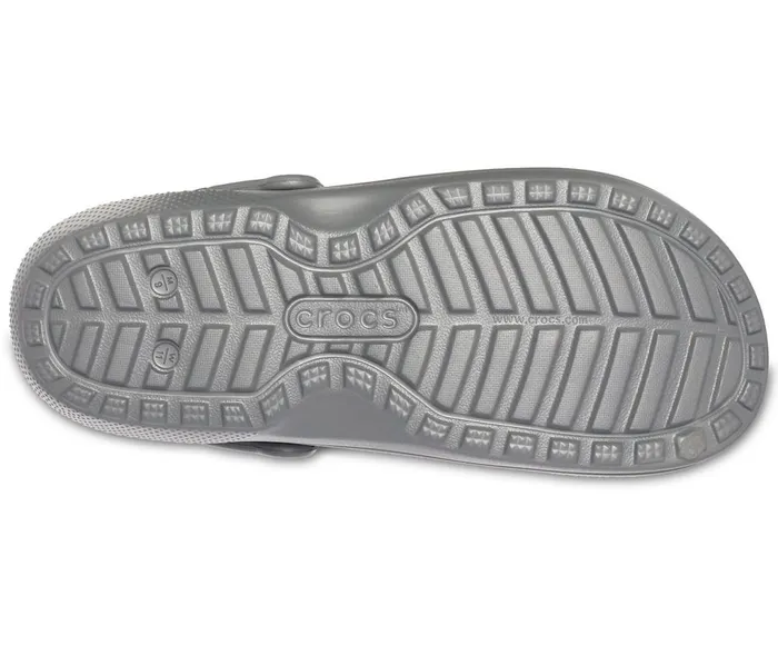 Crocs Classic Lined Clog Slate GreySmoke WomensMens Clogs