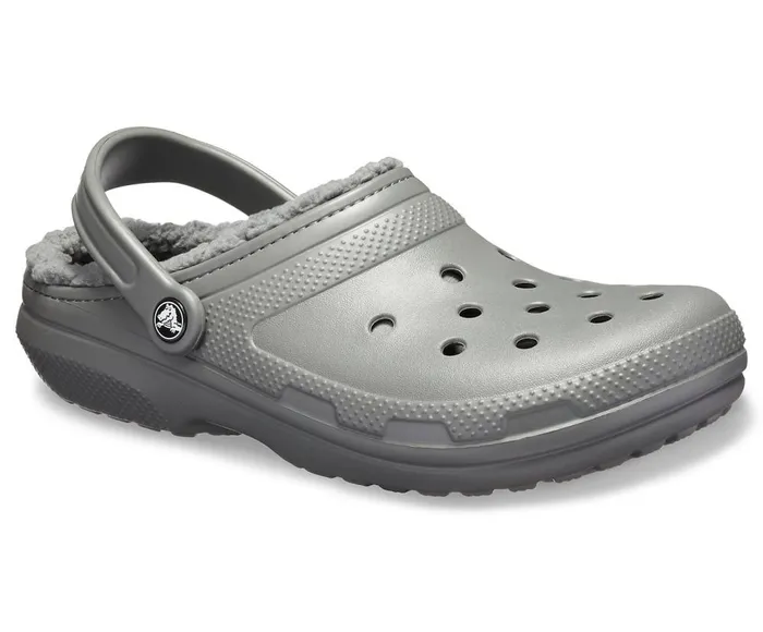 Crocs Classic Lined Clog Slate GreySmoke WomensMens Clogs