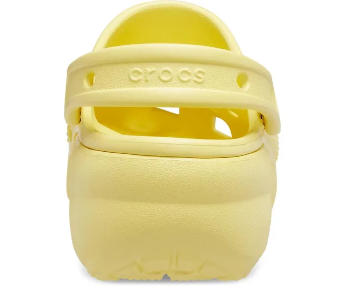 Crocs Classic Platform Clog Banana Womens Clogs