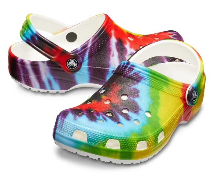 Crocs Classic TieDye Graphic Clog Multi WomensMens Clogs