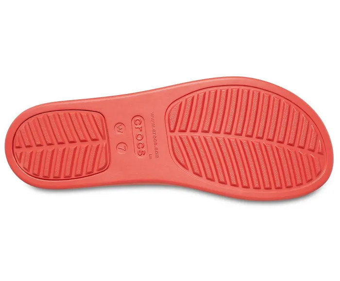 Crocs Crocs Brooklyn Low Wedge Spicy Orange Spicy Orange Womens Sandals